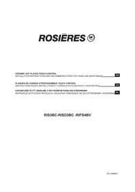 Notice ROSIERES RISD3BC Kuchenka