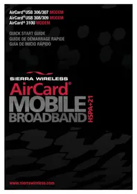 Notice NETGEAR AIRCARD 309U Enrutador