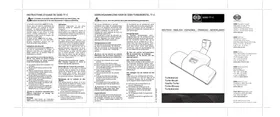 Notice Sebo TTC Aspirateur