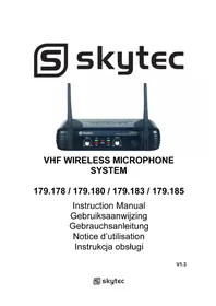 Notice Skytec STWM712H Microphone