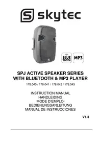 Notice Skytec SPJ800ABT Haut-parleur