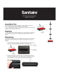 Notice Sanitaire SC200A Balayeuse