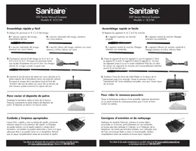 Notice Sanitaire SC210A Balayeuse