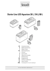 Notice TETRA STARTER LINE LED AQUARIUM 80L Aquarium