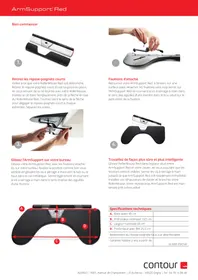 Notice Contour Design ARMSUPPORT RED Accessoire informatique