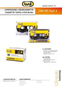 Notice Trevi C60 HR Enregistreur de voix