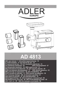 Notice ADLER AD 4813 Hachoir