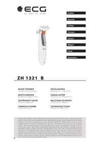 Notice ECG ZH 1321 Tondeuse à barbe