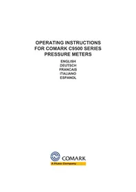 Notice Comark C9555 Manomètre