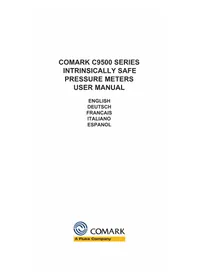 Notice Comark C9505 Manomètre de pression