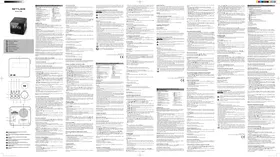 Notice MUSE M187 CDB Radio-réveil