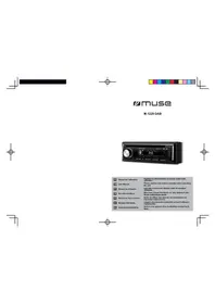 Notice MUSE M1229 DAB Autoradio