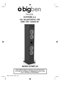 Notice BIGBEN TWIN12CD Speaker