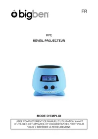 Notice BIGBEN RPE02 Alarm Clock