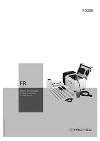 Notice TROTEC PD200 équipements de mesure