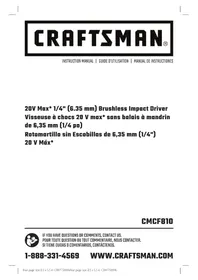 Craftsman CMCF810C2 - Perforar