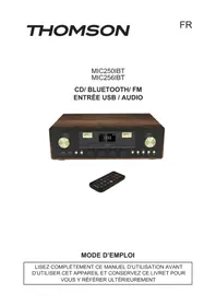 Notice THOMSON MIC256IBT Impianto Hi-Fi