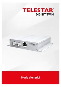 Notice Telestar DIGIBIT TWIN Serveur