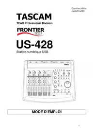 Notice TASCAM US428 Enregistreur audio