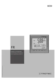 Notice TROTEC BZ30 équipements de mesure