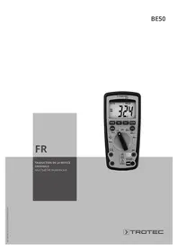 Notice TROTEC BE50 Multimètre
