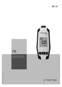 Notice TROTEC BR16 équipements de mesure