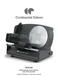 CONTINENTAL EDISON CETE150T - Slicer