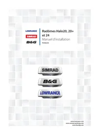 Notice LOWRANCE HALO20+ Radar marine