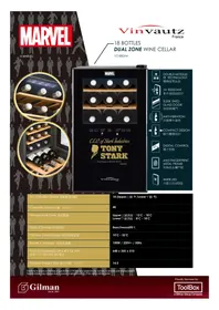 Notice Vinvautz VZ18BDIM Cave à vin