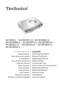 Notice TECHNICS SHTB10 Platine_disque