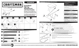 Notice Craftsman CMXMBBARP6DW Brouette