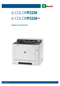 Notice OLIVETTI DCOLOR P2226PLUS Printer