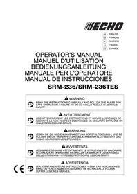 Notice ECHO SRM236TES Tagliaerba