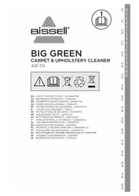 Notice BISSELL BIGGREEN Aspirateur
