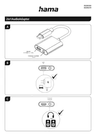 Notice HAMA 00200304 Carte son