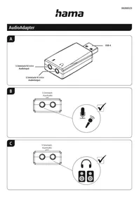 Notice HAMA 00200323 Carte son