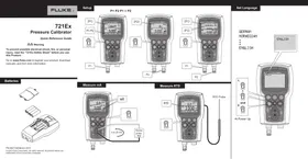 Notice FLUKE 721EX Calibrateur de pression