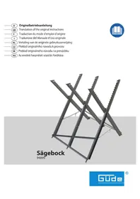 Notice Güde GSB 600680 Support de sciage