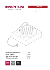 Notice INVENTUM IPF400V Filtre à air