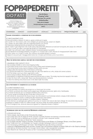 Notice Foppapedretti GO FAST Chariot de courses