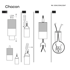 Notice CHACON 32145 Sonnette de portes
