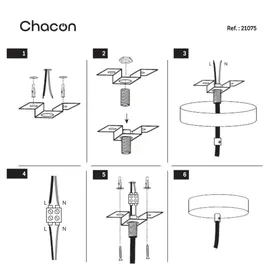 Notice CHACON 21075 Éclairage