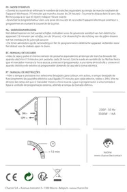 Notice CHACON 54009 Programmateur électrique
