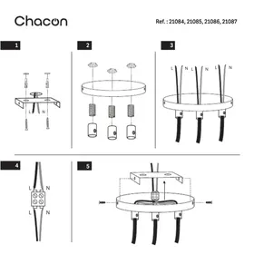 Notice CHACON 21087 Éclairage
