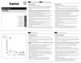 Notice HAMA 00047454 Récepteur satellite