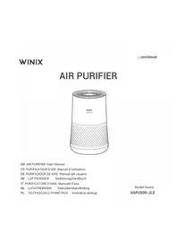 Notice Winix AAPU500JLE Purificateur d'air