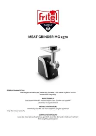 Notice FRITEL MG2570 Hachoir