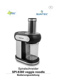 Notice SUNTEC SPI8380 VEGGIE NOODLE Robot da cucina