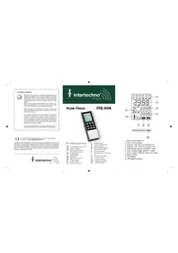 Notice Intertechno ITZ505 Télécommande programmable