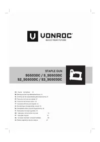 Notice Vonroc S_SG503DC Agrafeuse électrique